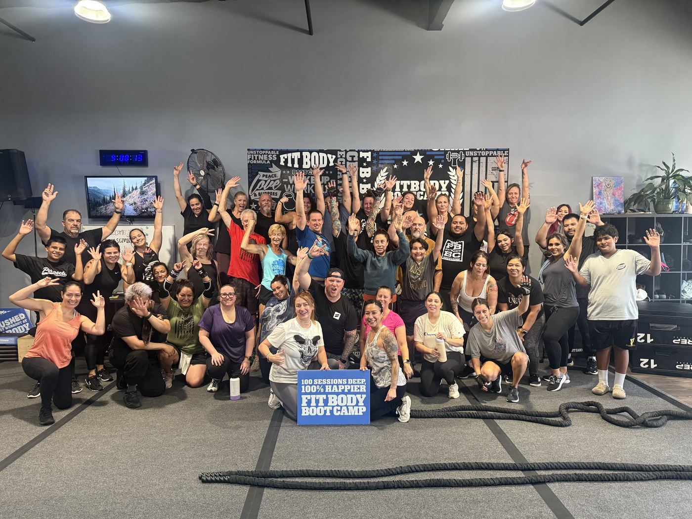 Ventura Fit Body Boot Camp members